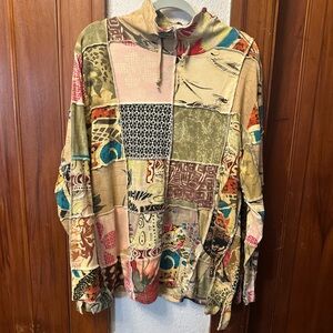 Parsley & Sage Artistic Multicolor Top